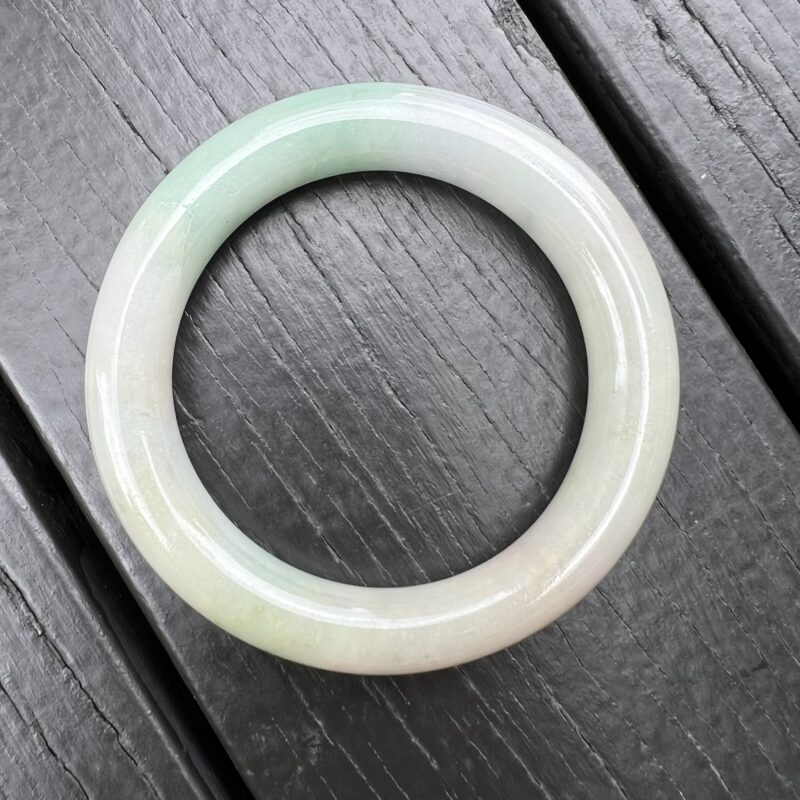 [52mm] Icy Pink Jade Classic Bangle Round (Yuan Tiao), CYP-5168 | Certified Grade A Jade