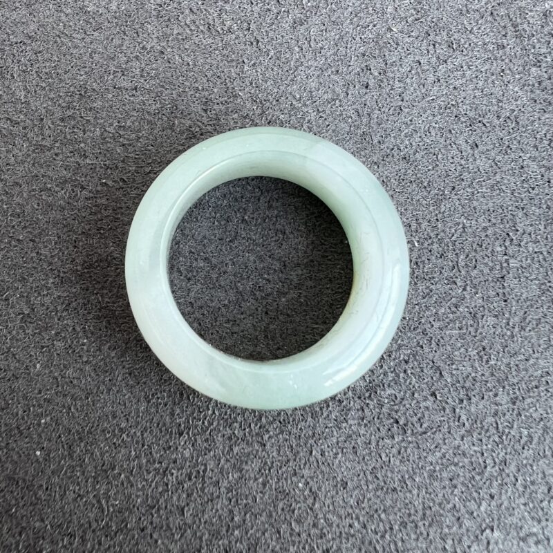[HK15] Glutinous Icy Multi-color Jade Ring Full Jadeite Ring, RRM-6409 | Certified Grade A Jade