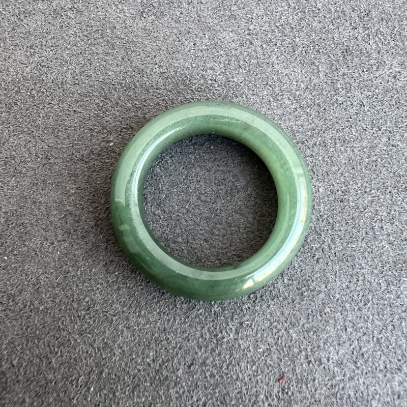 [HK12] Glutinous Icy Blue Jade Ring Full Jadeite Ring, RRB-6442 | Certified Grade A Jade