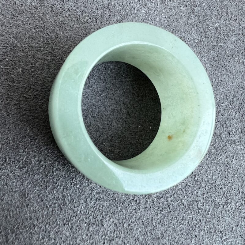 [HK23] Glutinous Icy Multi-color Jade Ring Full Jadeite Ring, Thumb Ring, RRM-6453 | Certified Grade A Jade