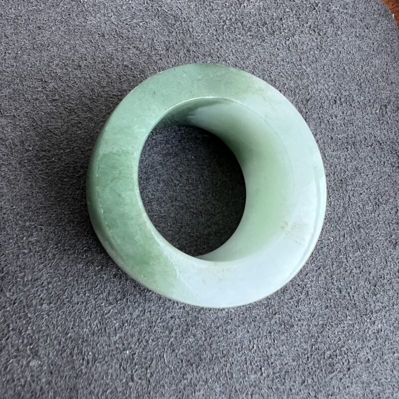 [HK24] Glutinous Icy Multi-color Jade Ring Full Jadeite Ring, Thumb Ring, RRM-6459 | Certified Grade A Jade