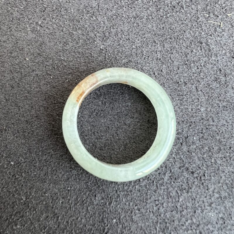 [HK14] Glutinous Icy Multi-color Jade Ring Full Jadeite Ring, RRM-6519 | Certified Grade A Jade