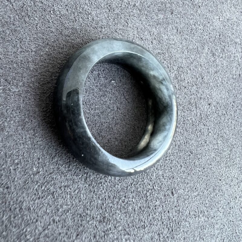[HK20] Glutinous Icy Icy White Jade Ring Full Jadeite Ring, RCI-8297 | Certified Grade A Jade