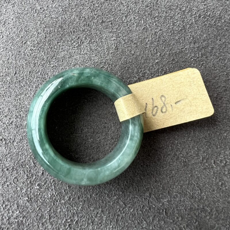 [HK18] Icy Blue Jade Ring Full Jadeite Ring, RCB-1912 | Certified Grade A Jade